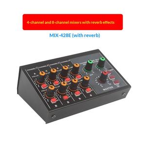 Mezclador de Audio Compacto de 8 Canales para Uso Doméstico con Múltiples Entradas de Micrófono, Salida Estéreo, Ideal para Karaoke en Casa, Podcasts y Transmisión - Product Image 5