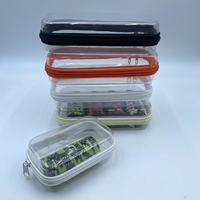 SYY personnalisé grande mallette de rangement en plastique transparent portable coque dure PVC pour les gadgets numériques quotidiens organisateur écologique transport