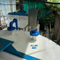 Cuve mélangeuse homogénéisatrice en polypropylène SUS316L de 50 à 5000 litres, anticorrosion, pour acides forts et détergents WC