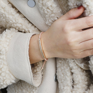 Minimalist Women's Colored <b>Braided</b> Rope Bracelet With Engraveble Charm | Available in Different Rope Colors | Custom Logo & Lase - Product Image 5