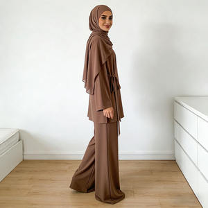 Traje de Baño Musulmán de Cuerpo Entero para Mujer, Burkini, Tela de Secado Rápido, Traje de Baño Modesto para Playa - Product Image 3