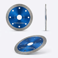 Lame de scie diamantée Turbo Mesh 105 mm 115 mm pour carrelage, granit, marbre, disque de coupe haute précision sec/humide