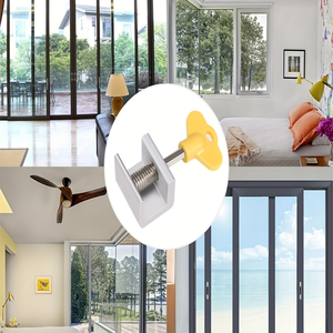 Tapones de ventana de fácil instalación Cerraduras deslizantes horizontales verticales seguras para la seguridad de los bebés en el baño - Product Image 5