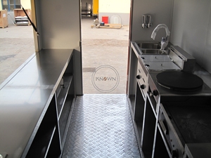 Camions de restauration mobiles pour la vente de glaces, prix de gros 2025, 3 m, pour l'Europe, camions de restauration rapide d'occasion, remorque de camion de restauration, chariot de nourriture - Product Image 5