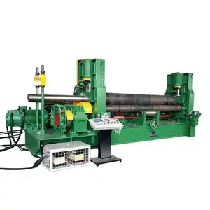 Nieuwe Automatische Cnc 3 Roller Elektrische Hydraulische Profiel Buizenbuis Sectie Buigmachine Voor Profiel