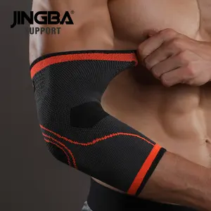 JINGBA Fabricante Braço Suporte Mangas Antebraço Pain Relief Pads Braces Tennis Golfistas Cotovelo Tratamento Workout Cotovelo Brace