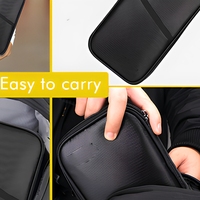 Portefeuille de voyage YIHUAXING avec fermeture éclair en polyester, personnalisable avec logo, pour passeport et documents importants