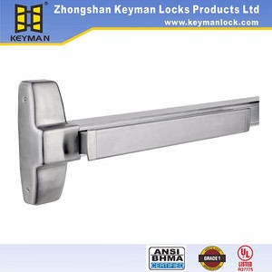 KEYMAN ANSI Panic <strong>Exit</strong> Device 3 Point Latching Door <strong>Lock</strong> Opening Device Hardware CUL UL10C ANSI Grade 1 BHMA Certified - Product Image 2