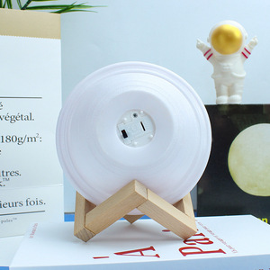 Lampe Saturne imprimée en 3D Cadeau de Noël Tête de lit de chambre à coucher Nouvelle lampe de bureau Veilleuse LED Lumière de la planète Lumière du ciel étoilé - Product Image 3