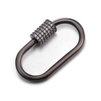 Accessoires de bijouterie en argent sterling 2021, fermoir de bracelet à vis, pour la fabrication de colliers, nouvelle collection 925