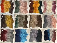 Voiles et foulards hijab Sharut 2024 en gros, légers, respirants, imprimés, tie-dye, effet ombré