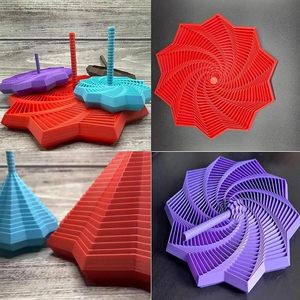 Juguete Sensorial Plegable Simple de Varias Capas - Juguete Antiestrés Impreso en 3D para Niños con Necesidades Sensoriales, Autismo y TDAH - Product Image 4