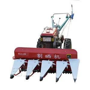 Venda quente Multi-Function Agricultura Harvester Mini Arroz Milho Soja Milho Soja Pimenta Sesame Reed Harvester