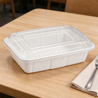 Boîte d'emballage en plastique PET pour noix et céréales, matériaux recyclés, impression UV, gaufrage alimentaire, pour pain soufflé, pâtisseries, biscuits, chips de pommes de terre