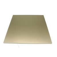Panneau en aluminium alvéolaire gaufré à rayures linéaires couleur or champagne pour revêtement de colonnes de façade, plafonds et murs intérieurs 5005 5052 5-25mm