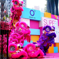 Danse du lion du sud personnalisée en bambou Qingcheng Feihong de Chine Guangdong Foshan