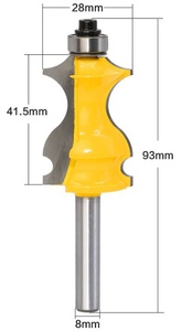 8mm tige 41.5mm longue lame en carbure de tungstène ligne sculpture mèches de routeur pour produits en <span class=keywords><strong>bois</strong></span> usine tondeuse pièces de Machine de gravure - Product Image 2