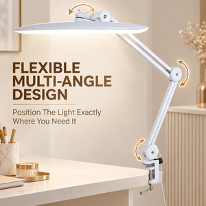Lámpara LED UV de belleza con diseño de cabeza de tiburón, plegable y ajustable, para uñas, pestañas, tatuajes, estudio, protección ocular, salón - Product Image 3