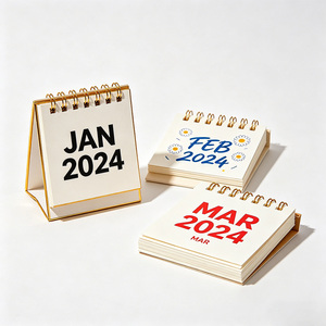 Impresión de Calendarios de Escritorio Personalizados al por Mayor, Calendarios de Escritorio con Impresiones Gratuitas y Servicio OEM para Socios Comerciales - Product Image 2