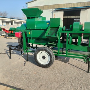 Tractor de Cuatro Ruedas, Modelo Diésel, Máquina Trilladora de Soja y Sorgo, Equipo Agrícola Multifuncional Ecológico - Product Image 1