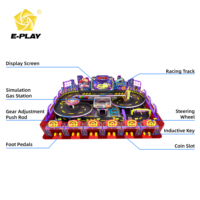 Игровой автомат Eplay 6 Player: Коммерческий детский мини-симулятор гонок для помещений, аркадная игра для детей, аттракцион для парков развлечений