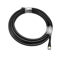 Kabel Jumper RF 4.3-10M-4.3-10M LSZH/UV 1m-15m 3/8" Kabel Koaksial Busa Super Fleksibel untuk Peralatan Uji RF DAS Stasiun Basis