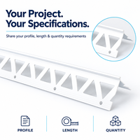 Profilés d'angle en PVC, profilés muraux en PVC, protection d'angle