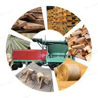 Broyeur industriel de palette de racine d'arbre entier Broyeur de bois de branches de baignoire avec composants de noyau de pompe à engrenages de moteur Fabricant direct