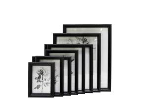 All'ingrosso bianco e nero eco-friendly foto cornice <span class=keywords><strong>tavolo</strong></span> e parete <span class=keywords><strong>appeso</strong></span> combinazione - Product Image 5