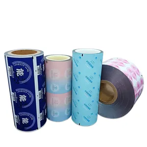 PE PP PVC PTP aluminium Blister paket kaku Foil komposit Film rol untuk kapsul medis tablet pil kemasan farmasi