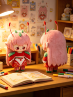 OEM ODM Poupée en peluche anime personnalisée, personnage de dessin animé sur mesure, jouet en peluche, mascotte personnalisée pour la promotion, coton écologique