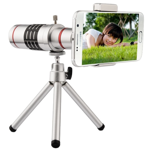 12x Camera Telescope Mobile Phone Lenses kit Optical Cellphone 18x telephoto lens with tripod