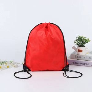 Portable Factory Price Polyester String <b>Backpack</b> Drawstring Organic Custom Terylene Bag Canvas Drawstring <b>Backpack</b> for Sports - Product Image 3