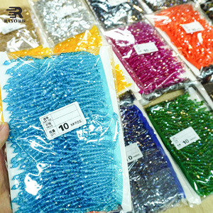 High Quality Rhinestone <strong>Bead</strong> Tassel 5.5CM 9 Colors Crystal <strong>Beads</strong> Lace Fringe Tassel <strong>Trim</strong> for Dress Decoration - Product Image 2
