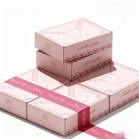 Boîtes personnalisées imprimées, étanches et gaufrées avec bande adhésive à fermeture éclair facile à déchirer, en carton ondulé rigide pour l'e-commerce