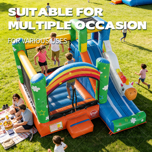 AirFunPro Moonwalk - Castillo Inflable Comercial con Diseño de My Little Pony y Pokémon, para Niños, de PVC, con Capacidad para 10 Personas - Product Image 3