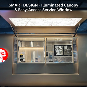 Remorque à café TUNE, camion de restauration mobile, <span class=keywords><strong>camping</strong></span> commercial, voiture à collations, cuisine mobile personnalisée, remorques de restauration mobiles, mini-voiture - Product Image 5