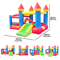 Château gonflable multi-combos OEM/ODM de haute qualité, écologique, avec toboggan et piscine, pour enfants