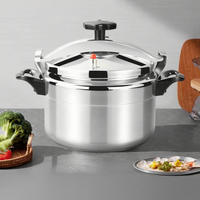 Autocuiseur en aluminium personnalisable Pot 3/4/5/7/9/11/15 Litre Cuisinière à gaz Grande capacité Antidéflagrant Cuisine haute pression