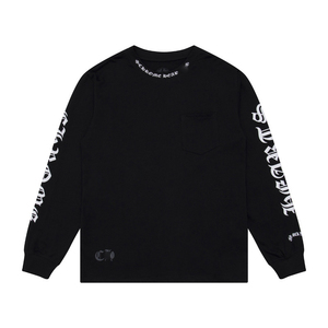 T-shirt à manches longues 100 % coton Chrome Hearts Cross Horseshoe pour femmes et hommes, et coque de téléphone - Product Image 5