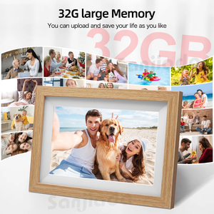 Bán buôn 10.1 inch hình ảnh khung IPS HD hiển thị 1280x800 ứng dụng điều khiển 32GB đám mây Wifi Khung ảnh kỹ thuật số - Product Image 4