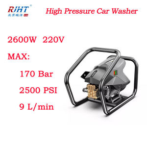Nouvelle machine de nettoyage de voiture portable pour usage domestique, 2500 PSI, 220 V, 2,6 kW, 170 bars, 9 LPM, pompe à jet d'eau haute pression, nettoyage à jet d'eau haute pression - Product Image 1