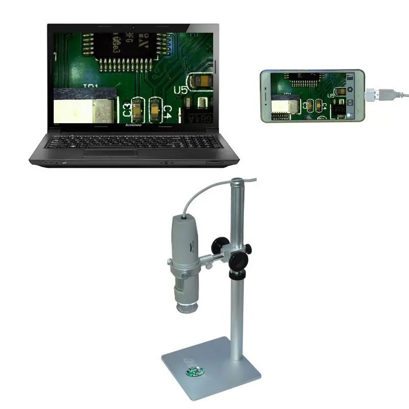 Analizzatore automatico intelligente del rilevatore della pelle del cuoio capelluto dello Scanner del follicolo pilifero di analisi di Wifi Ai