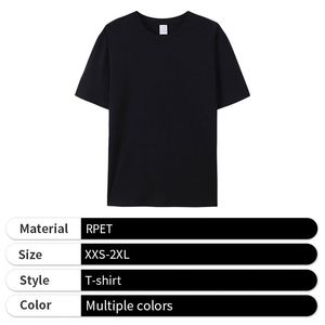 เสื้อยืดฝึกซ้อมผ้าโพลีเอสเตอร์รีไซเคิล Rpet เป็นมิตรกับสิ่งแวดล้อมสำหรับผู้ชาย ขายส่ง - Product Image 4