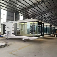 Maison capsule préfabriquée de haute qualité, maison capsule spatiale, cabine capsule modulaire pour le camping et la vie en plein air