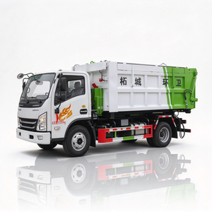 รถบรรทุกอัดขยะ Hubei CLW เครื่องยนต์ดีเซล 4x2 ยูโร 4 เกียร์ธรรมดา น้ำหนักรวม 4405 กก. - Product Image 3