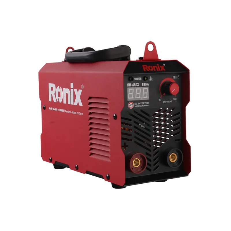Ronix, modelo de 220V, inversor MMA, mini soldador de arco portátil, 180A, arco de CC, Kit de herramientas de soldadura profesional, máquina
