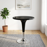 Table haute en ABS style industriel pour bar, maison et cuisine, à haute hauteur