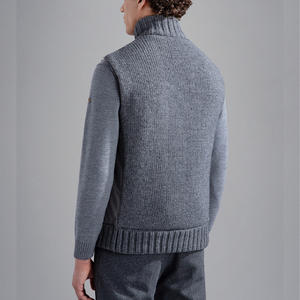 Cotone imbottito toppa <span class=keywords><strong>lavoro</strong></span> maglieria Design norvegese lana Jacquard ibrido gilet - Product Image 3