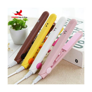 2-in-1 Low Price New Hair Straightener & <b>Curler</b> with LCD Temperature Display PTC Heater Anti-scalding Electric Outdoor Use - Product Image 1